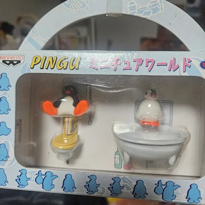 [BUNJANG] Banpresto Classic Pingu Miniature World Figure Set / 반프레스토 고전 핑구 미니어쳐 월드 피규어 세트