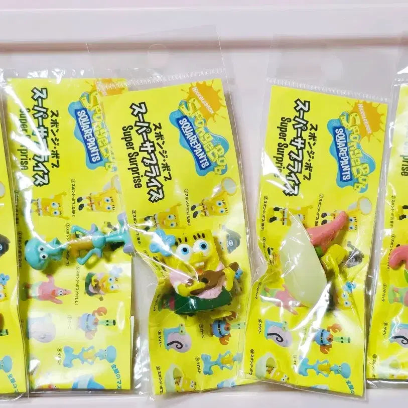 [BUNJANG] SpongeBob SquarePants 5-Figure Bundle Set / 스폰지밥 피규어  5개일괄
