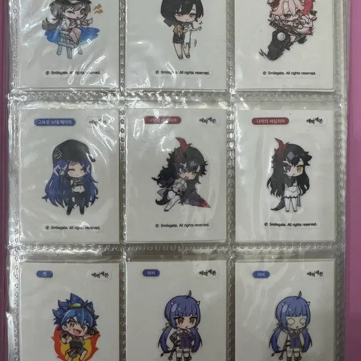 [BUNJANG] Epic Seven All Sticker Collection / 에픽세븐 띠부실 올컬렉 팝니다