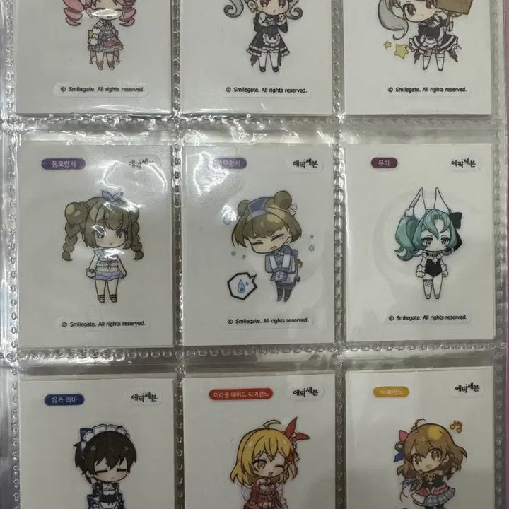 [BUNJANG] Epic Seven All Sticker Collection / 에픽세븐 띠부실 올컬렉 팝니다