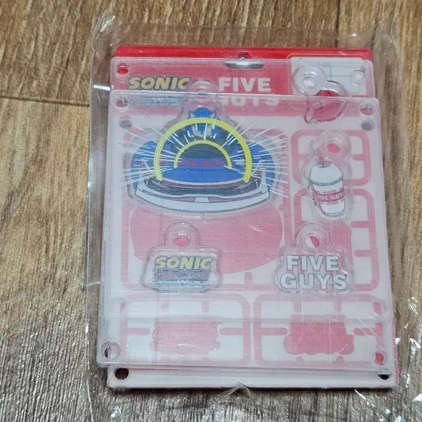 [BUNJANG] Five Guys Sonic Racing Collaboration Keyring / 파이브가이즈 소닉 레이싱 콜라보 키링