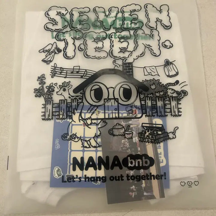 [BUNJANG] SEVENTEEN THE 8 Nanaminbak T-Shirt M Size / 나나민박 디에잇 티셔츠 굿즈