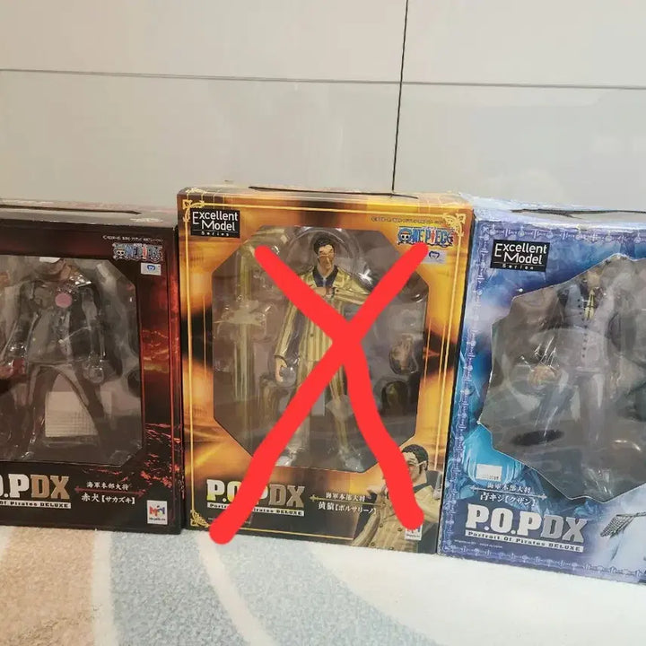 [BUNJANG] One Piece POP Marine Admirals Akainu, Aokiji, Fujitora Figure Set / 원피스 POP 해군 대장 (아오키지,후지토라) 판매