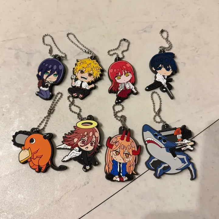 [BUNJANG] Chainsaw Man Rubber Charm Gacha Full Set / 체인소맨 러버참 가챠 풀셋