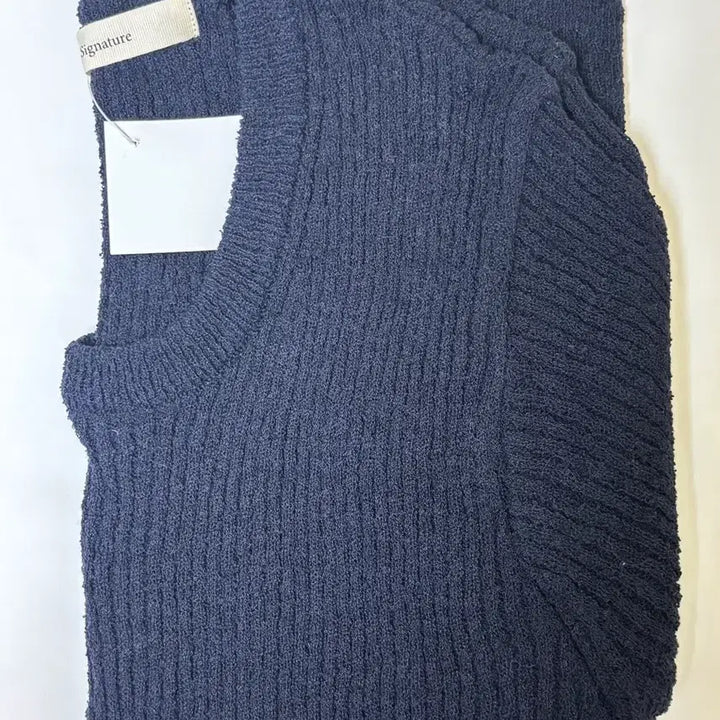 [BUNJANG] Short Sleeve Knit Navy / (새상품) 반팔 니트 네이비