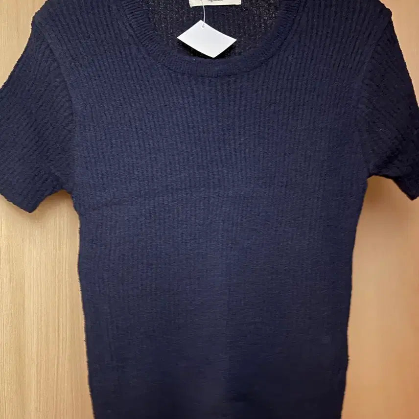 [BUNJANG] Short Sleeve Knit Navy / (새상품) 반팔 니트 네이비