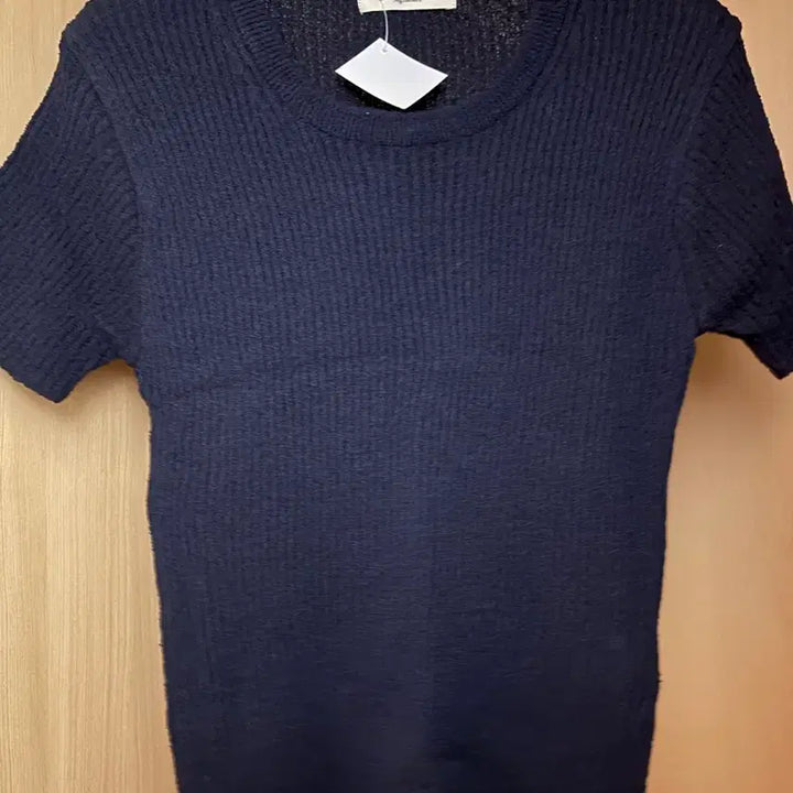 [BUNJANG] Short Sleeve Knit Navy / (새상품) 반팔 니트 네이비