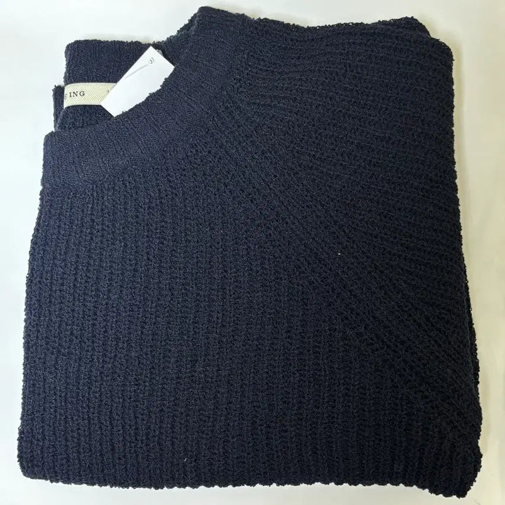 [BUNJANG] Navy Short Sleeve Knit Top - New Arrival / (새상품) 반팔 니트 네이비