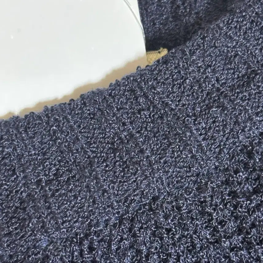 [BUNJANG] Navy Short Sleeve Knit Top - New Arrival / (새상품) 반팔 니트 네이비