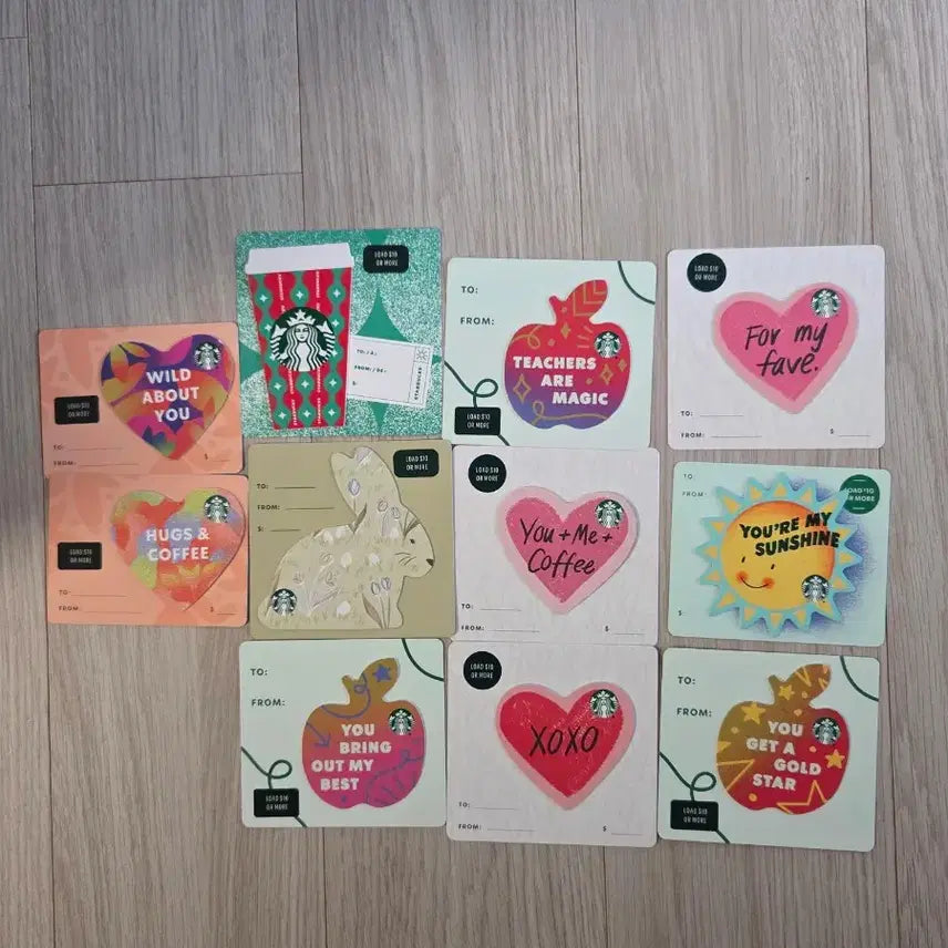 [BUNJANG] Foreign Starbucks Collection Cards / 외국 스타벅스 카드 수집용 컬렉션 레어