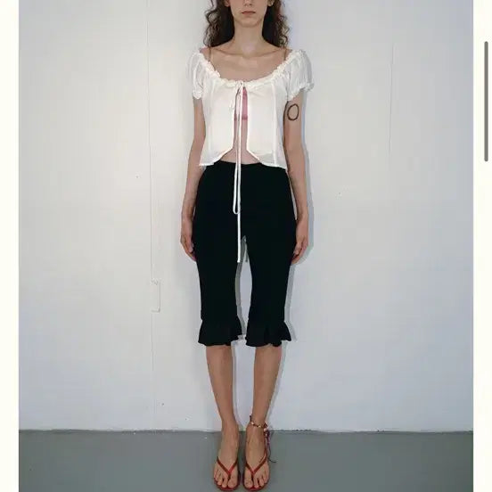 [BUNJANG] Ribbonbit Alice Ribbon Top Blouse / ribbonbit 리본빗 엘리스 앨리스 리본탑 블라우스
