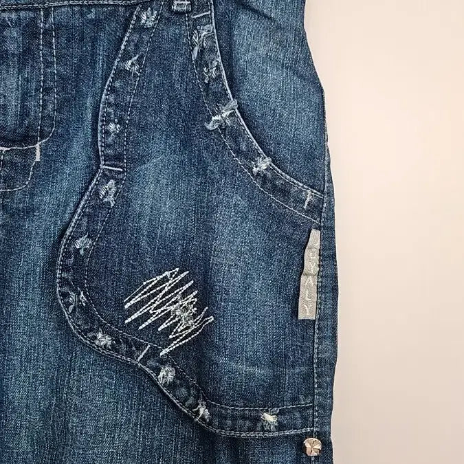 [BUNJANG] Unique Design Denim Skirt - Size S / 디자인이 여쁜 청치마