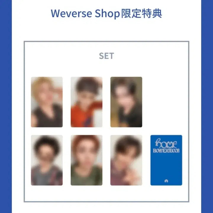 [BUNJANG] BOYNEXTDOOR Riwoo Weverse Japan Split Set Photocard &amp; Album / [위버스 재팬, 리우] 보넥도 홈 예판 특전 양도 판매