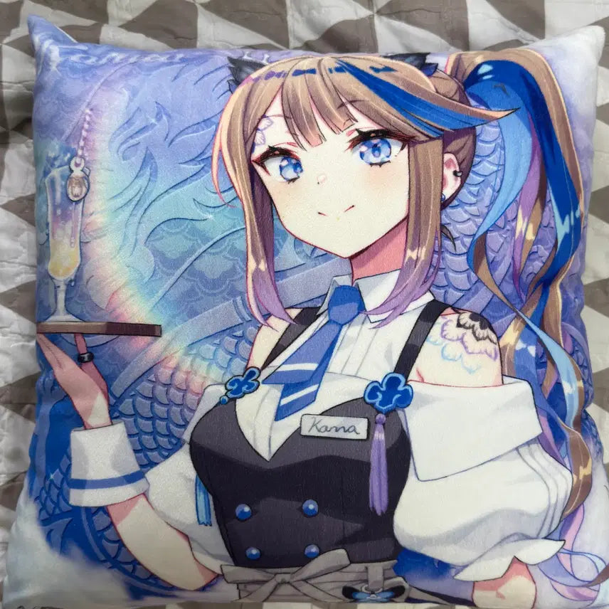 [BUNJANG] Stellive 1st Generation Collaboration Cafe Cushion Mystic / 스텔라이브 1기 콜라보카페 쿠션 팝니다. 미스틱
