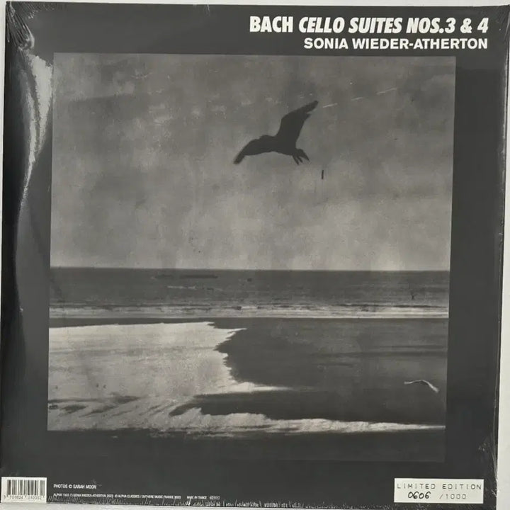 [BUNJANG] Sonia Wieder-Atherton Bach Cello Suites 3&amp;4 LP (Sealed) / Sonia Wieder-Atherton 바흐첼로조곡 3&amp;4 LP(미개봉)