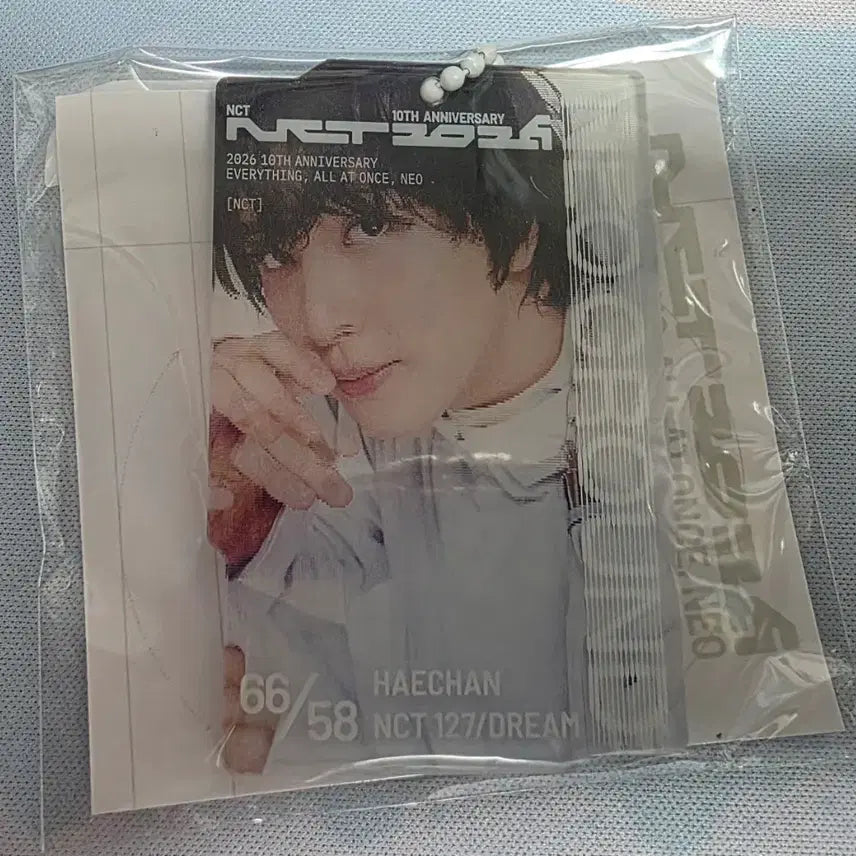 [BUNJANG] NCT 10th Anniversary Popup Gacha Lenticular Photocard (Haechan) Sealed / NCT10주년 팝업 가챠 MD(해찬)