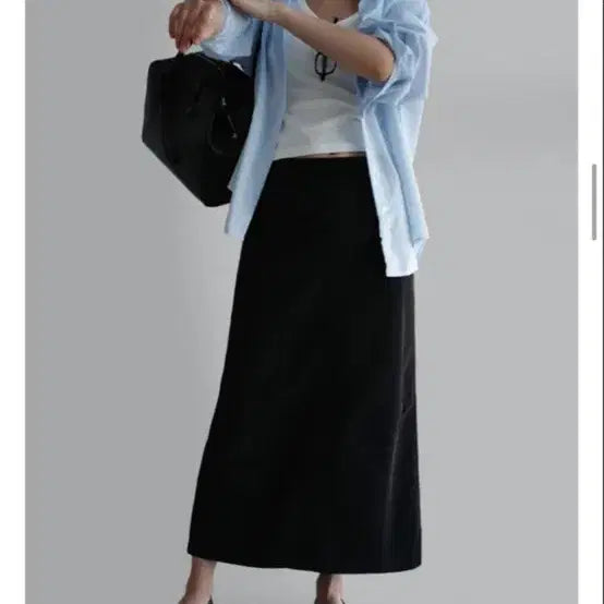 [BUNJANG] Laroom Nylon Long Skirt / 라룸 나일론스커트