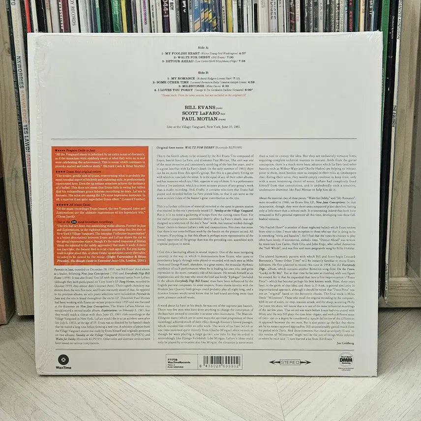 [BUNJANG] Bill Evans Trio Waltz for Debby 180g LP Limited Edition / Bill Evans Trio - Waltz for Debby 180 LP