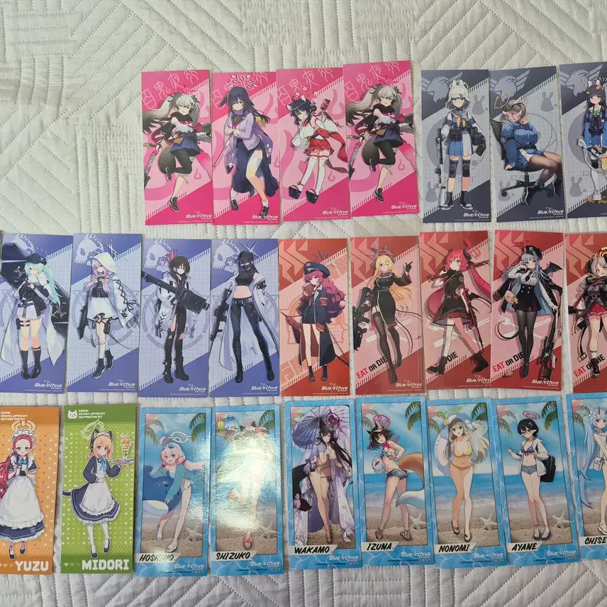 [BUNJANG] Blue Archive Aniplex Lucky Draw Photocard Bundle Set / 블루아카이브 애니플러스 특전 포토카드 일괄판매