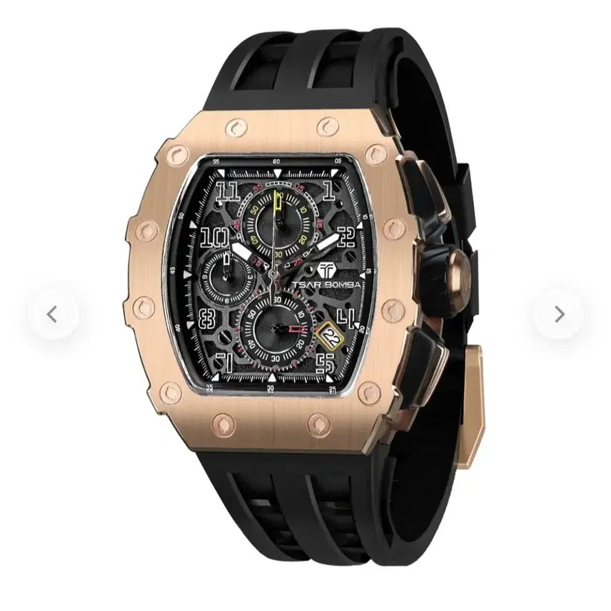 [BUNJANG] Charbomba TB8204Q-35 Gold Accents Watch / 차르봄바 TB8204Q-35 금장 새상품