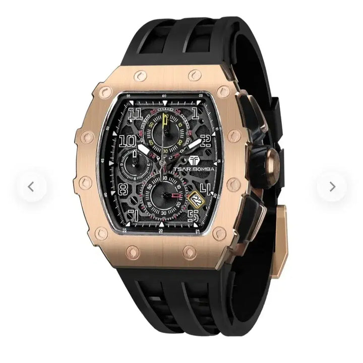 [BUNJANG] Charbomba TB8204Q-35 Gold Accents Watch / 차르봄바 TB8204Q-35 금장 새상품