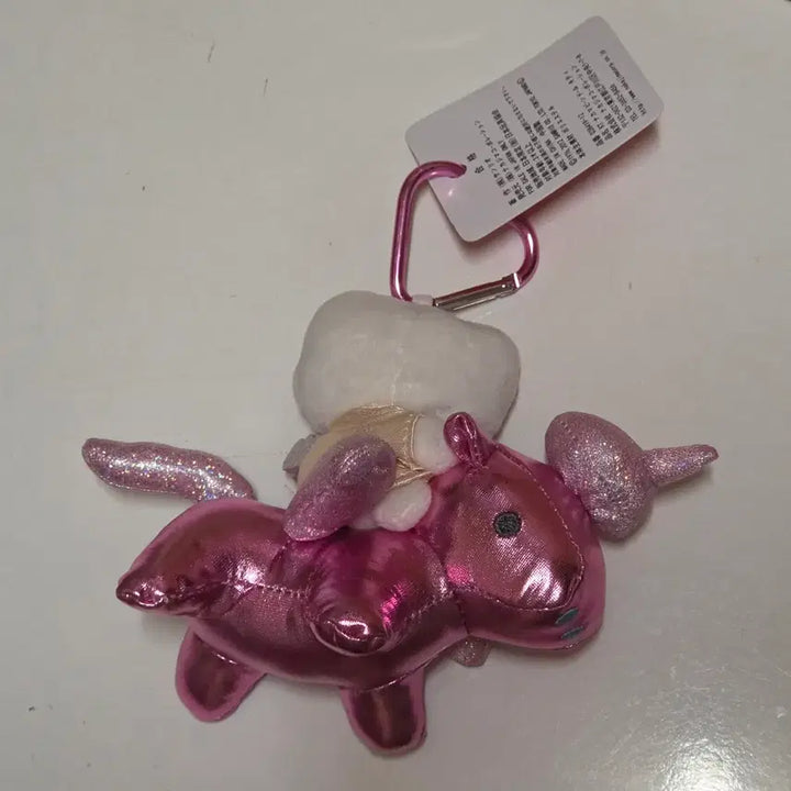[BUNJANG] Hello Kitty Unicorn Plush Keychain (Pink) / 헬로키티 유니콘 인형 키링 (분홍색)