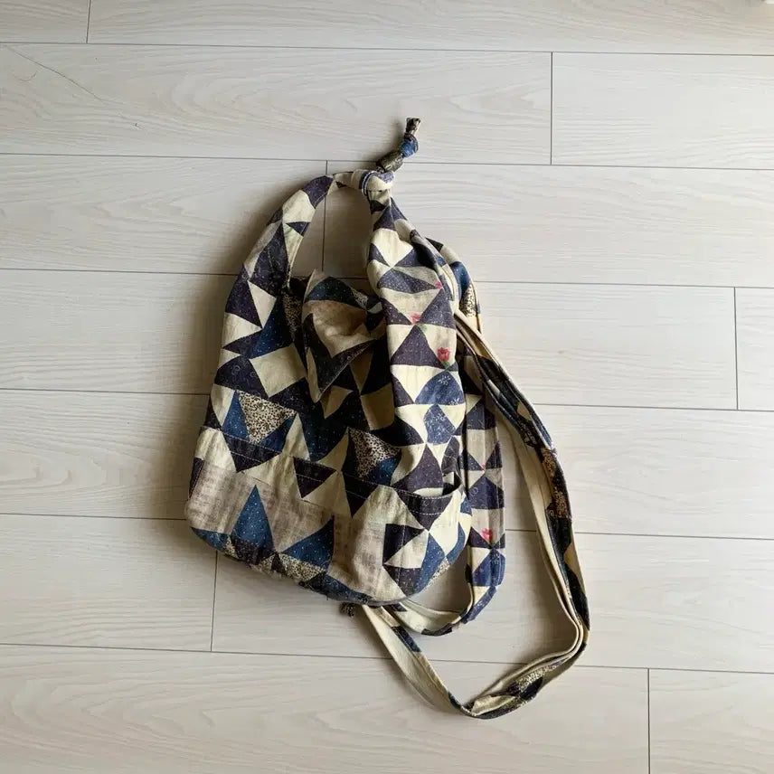 [BUNJANG] Kapital Calico Quilting Denim Furoshiki Rucksack / kapital 캐피탈 CALICO 퀼트/데님 후로시키 럭색