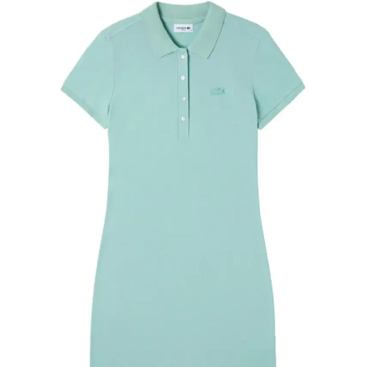 [BUNJANG] Lacoste 25SS Slim Fit Pique Polo Dress Mint / 라코스테 25SS 피케 폴로드레스