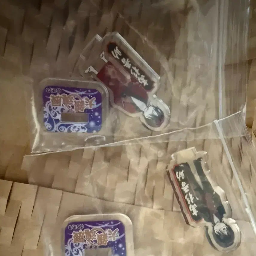 [BUNJANG] Gintama Shinsuke Mini Acrylic Set (Unsealed) / 단순개봉 대은혼전 신스케 미니아크릴세트