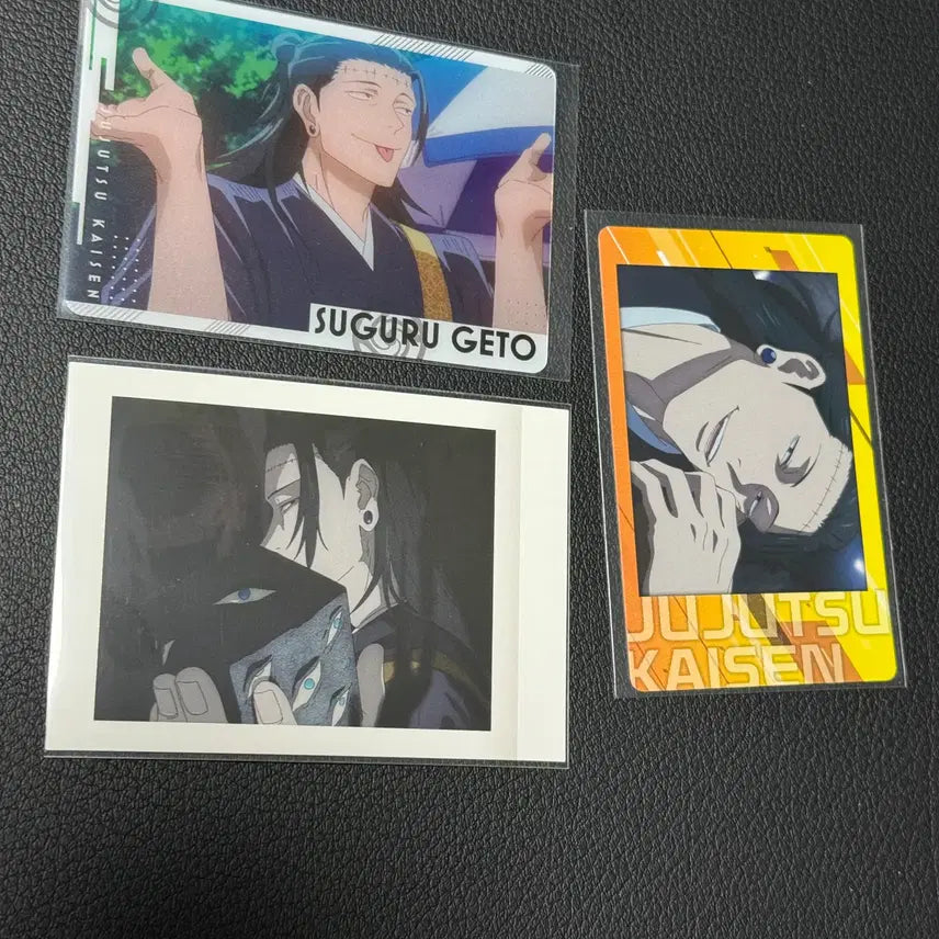 [BUNJANG] Jujutsu Kaisen Suguru Geto &amp; Neuro Neuro Metal Card Set / 주술회전 게토 스구루 뇌토 스냅마이드 파샤 메탈 카드 지류 굿즈
