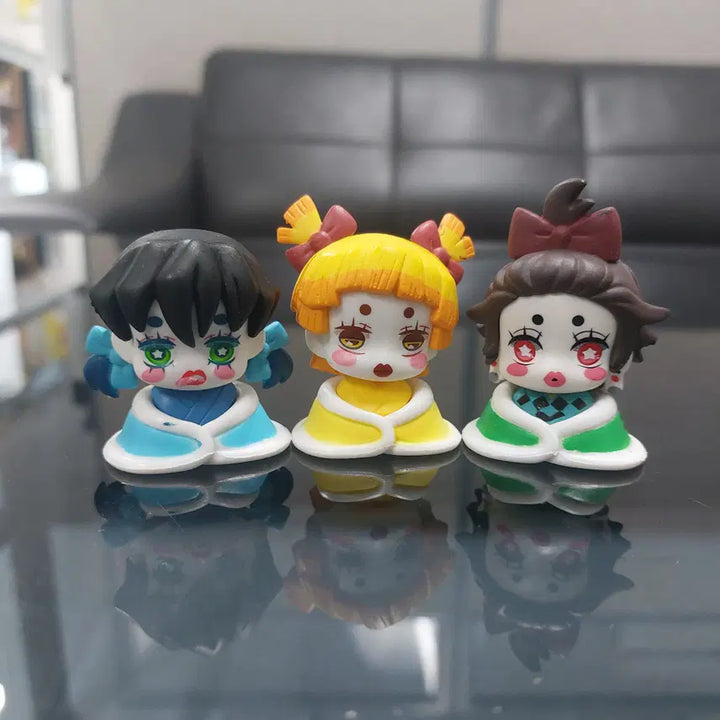 [BUNJANG] Demon Slayer: Kimetsu no Yaiba Entertainment District Arc Onemutan Figure 3-Piece Bundle Set / 귀멸의 칼날 오네무탄 유곽편 3종 피규어 일괄