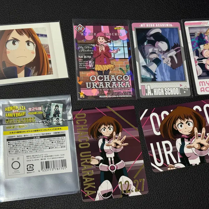 [BUNJANG] My Hero Academia Ochaco Uraraka PASHa Snap Mild Card / 나의히어로아카데이마 우라라카 오차코 파샤 스냅마이드 카드 지류 굿즈