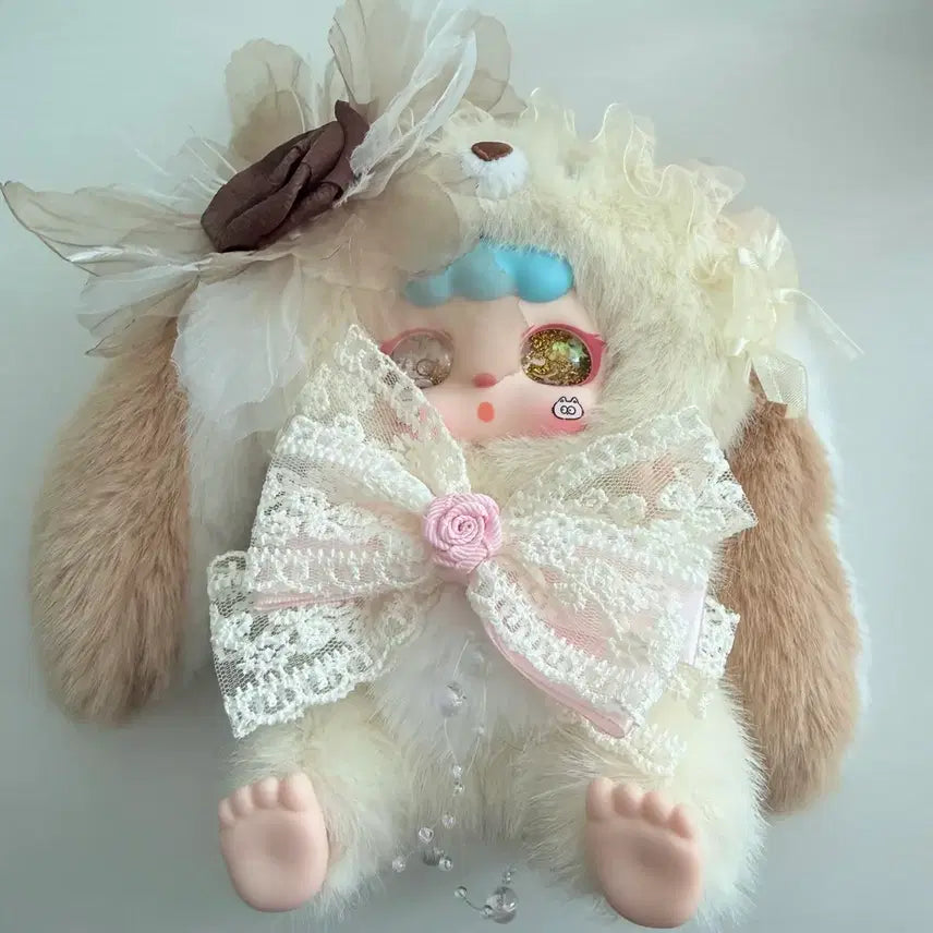 [BUNJANG] Kirby Two Milk Rabbit Plush / 커비두 밀크 토끼 인형 (물눈)
