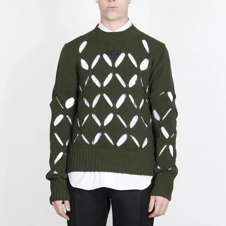 [BUNJANG] Stefan Cooke Slash Cut Knit S / 스테판쿡 슬래시컷 니트 S