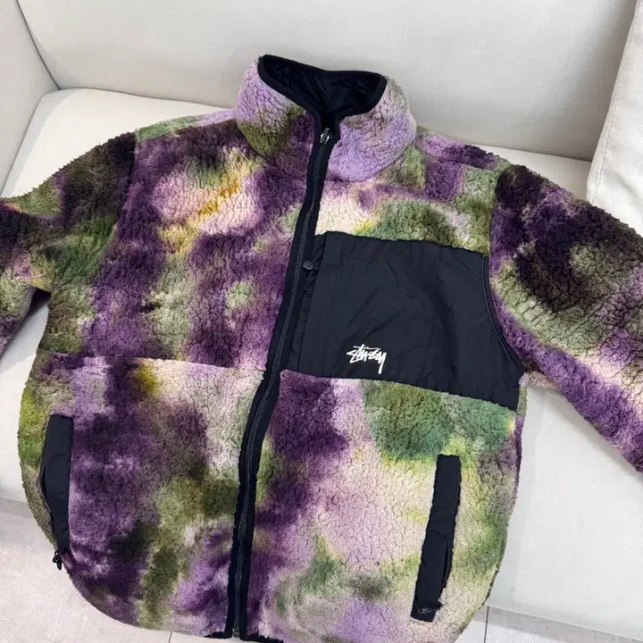 [BUNJANG] Stussy Reversible Fleece Jacket / 스투시 리버시블 곰팡이 후리스 S