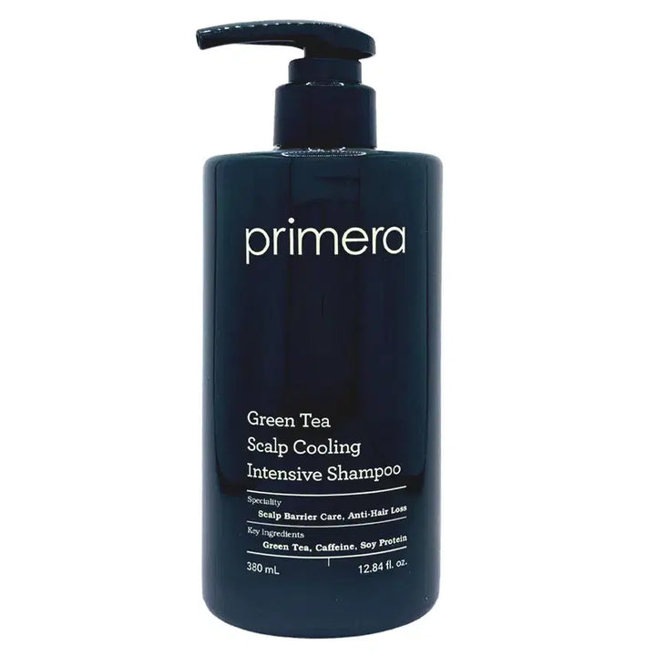[BUNJANG] Primera Green Tea Scalp Cooling Intensive Shampoo &amp; Hair Pack Set / [새제품] 프리메라 그린티 스칼프 쿨링 인텐시브 샴푸 &amp; 헤어팩