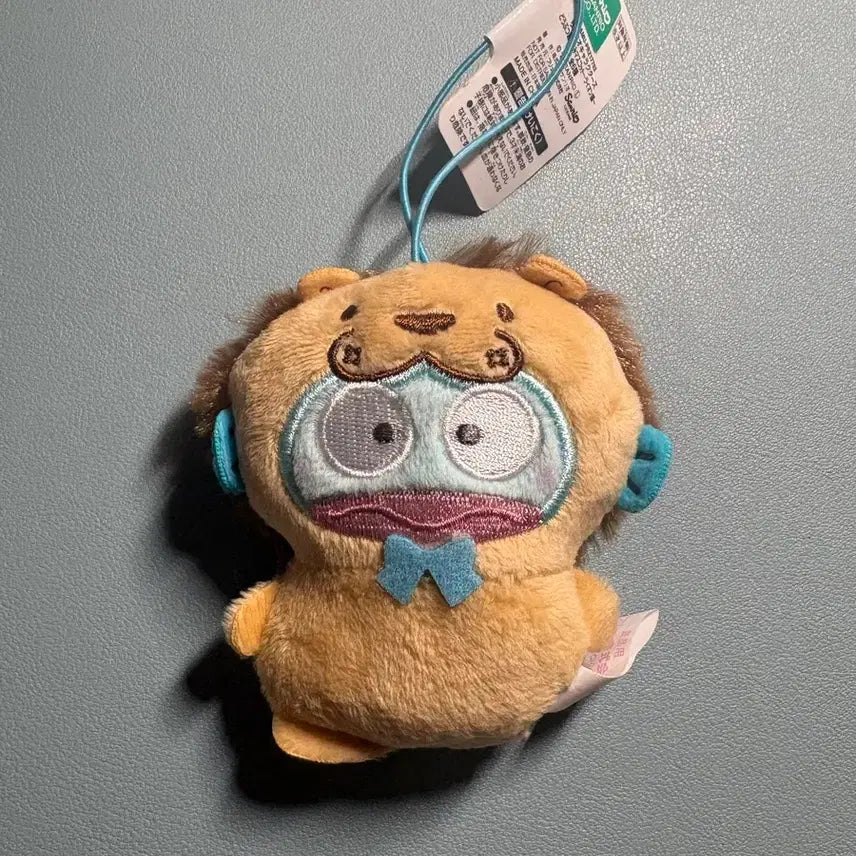 [BUNJANG] Sanrio Hangyodon Lion Costume Plush Keyring / 산리오 동물 시리즈 사자 한교동 인형 키링