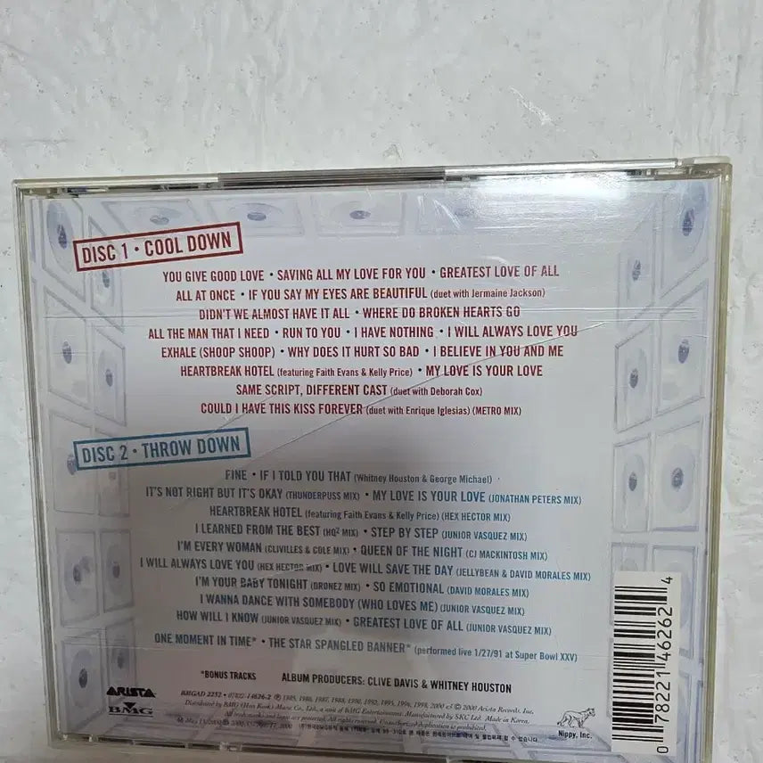 [BUNJANG] Whitney Houston Greatest Hits 2CD / 휘트니 휴스턴 Greatest Hits 2CD