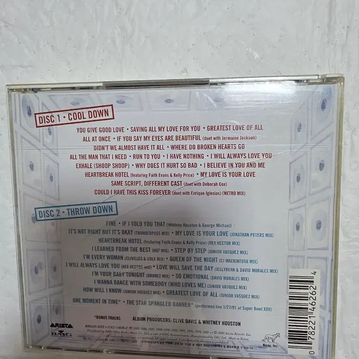 [BUNJANG] Whitney Houston Greatest Hits 2CD / 휘트니 휴스턴 Greatest Hits 2CD