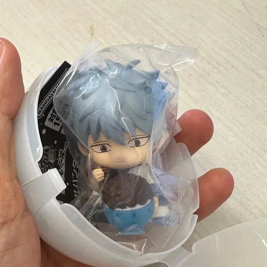 [BUNJANG] Gintama Mogu Mogu Gintoki Figure / 일본 가챠 은혼 모구모구 팥밥 긴토키