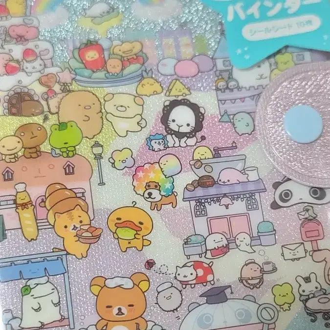 [BUNJANG] San-X Wagle Wagle 6-Ring Diary Sticker Album / 고전st 산엑스 캐릭터 와글와글 6공 다이어리