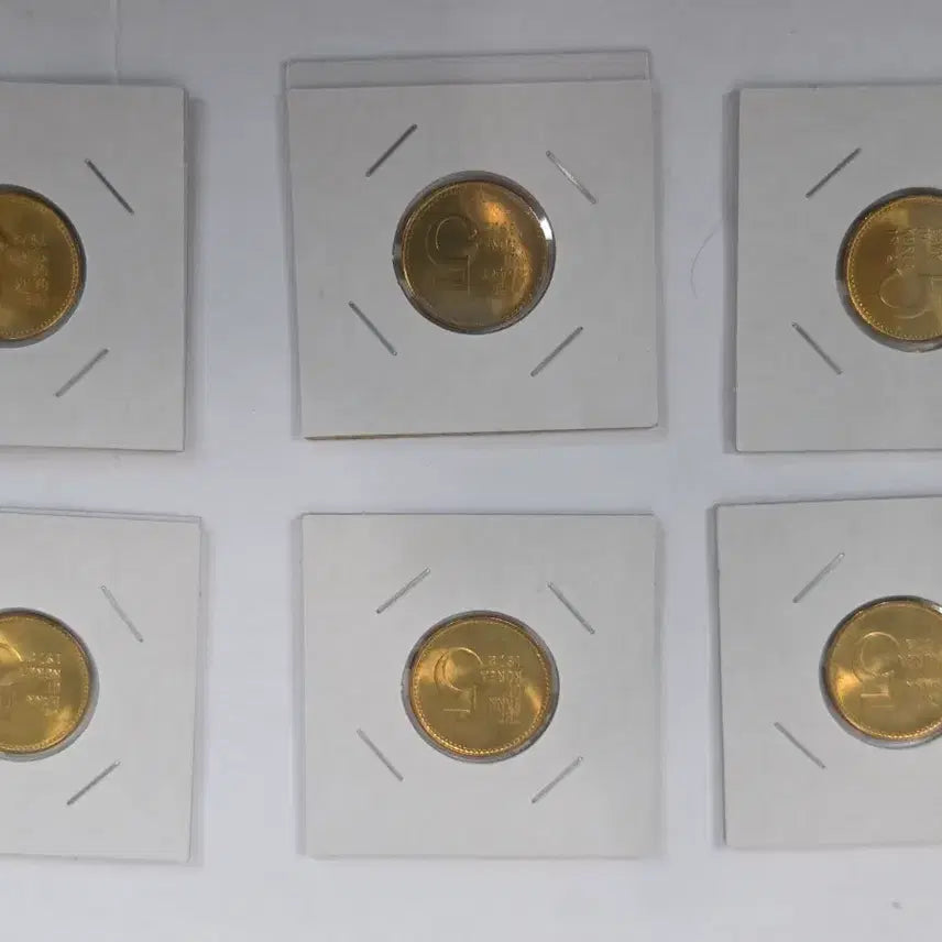 [BUNJANG] 1972 5 Jpy Coin Mint Unused Set / 1972년 5주 6개 완전미사용