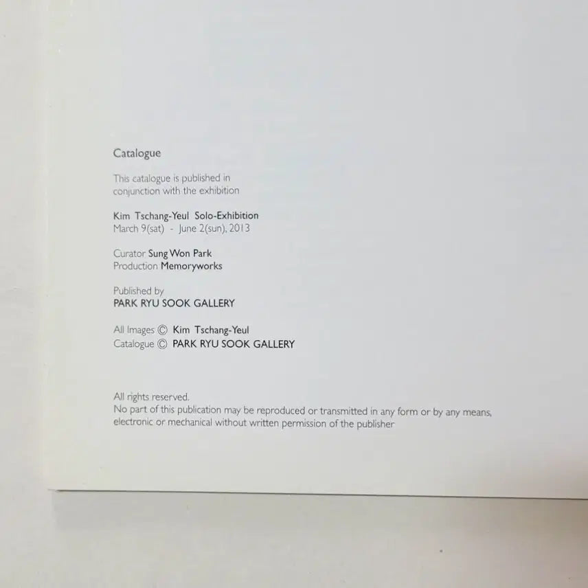 [BUNJANG] Kim Tschang-Yeul Artist Retrospective Catalog 2013 Park Yeo Sook Gallery / [인기수집반]물방울작가 - 김창열화백 도록/2013/박여숙화랑