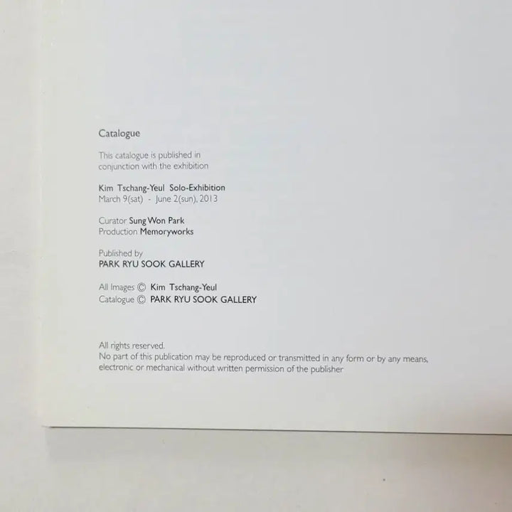 [BUNJANG] Kim Tschang-Yeul Artist Retrospective Catalog 2013 Park Yeo Sook Gallery / [인기수집반]물방울작가 - 김창열화백 도록/2013/박여숙화랑