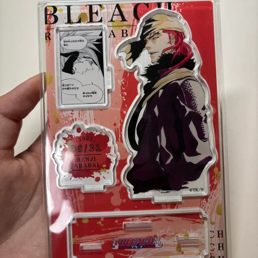 [BUNJANG] Bleach Renji Abarai 2025 Birthday Acrylic Diorama / 블리치 아바라이 렌지 2025 생일 아크릴 디오라마