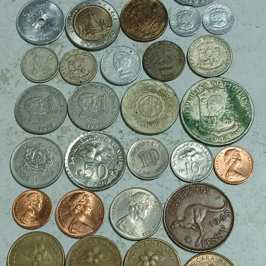 [BUNJANG] Asian and Australian Coin Collection (40 Pieces) / 말레이시아,필리핀 등 아시아,호주 주화 40점 분양