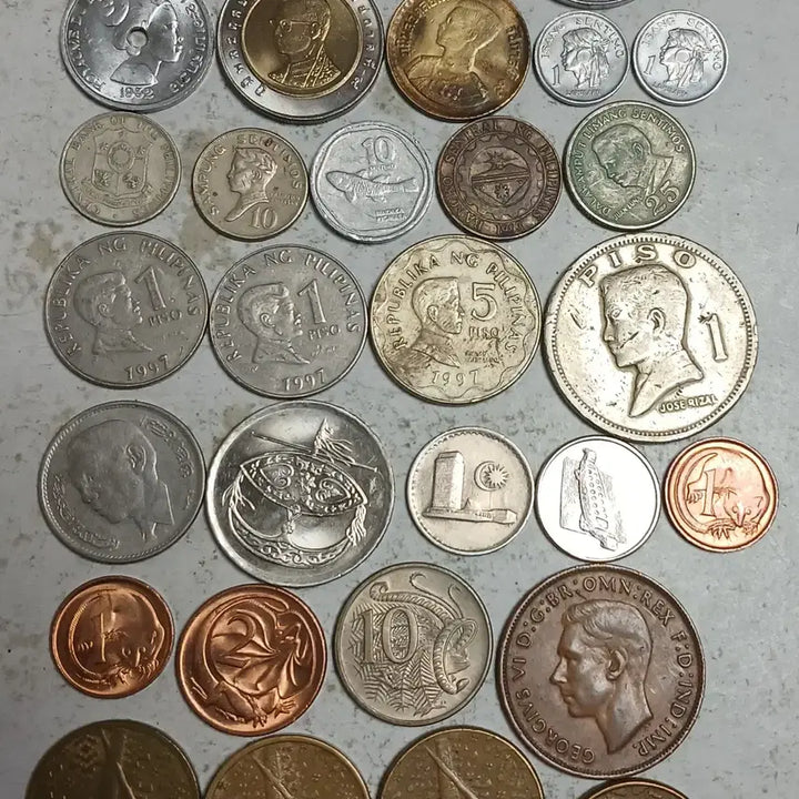 [BUNJANG] Asian and Australian Coin Collection (40 Pieces) / 말레이시아,필리핀 등 아시아,호주 주화 40점 분양