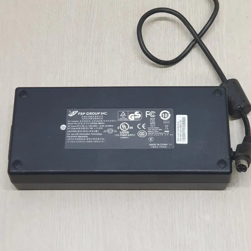 [BUNJANG] FSP Group FSP220-ABAN1 220W 19V 4-Pin Power Adapter / FSP220-ABAN1. 220W 4pin 19V 11.57A