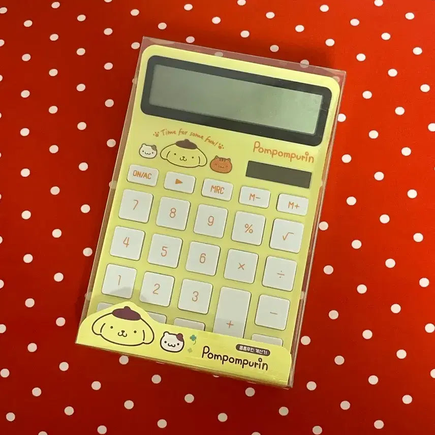 [BUNJANG] Pompompurin Calculator / 새상품)폼폼푸린 계산기