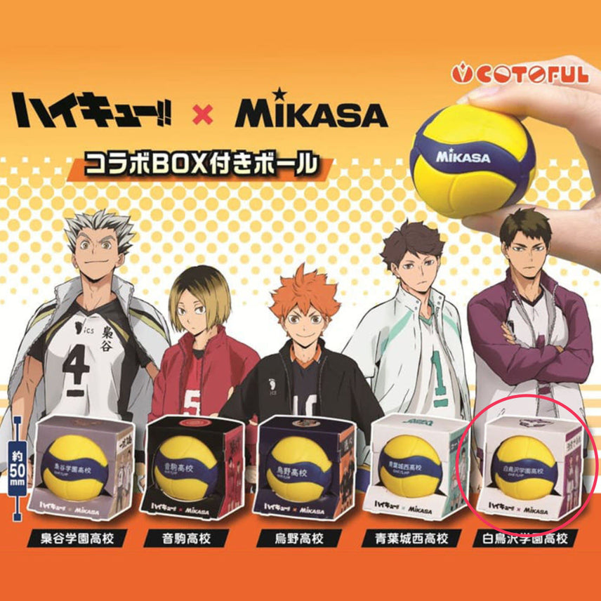 [BUNJANG] Haikyuu!! Mikasa Volleyball Gacha Shiratorizawa / 하이큐 미카사 배구공 가챠 (시라토리자와)